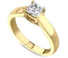 Princess Cut Diamond Yellow Gold